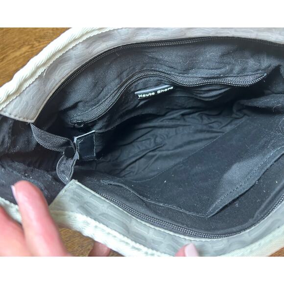 Haute Shore Neoprene Crossbody Purse in Cream Croc Print Adjustable Strap - Picture 8 of 13